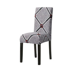 Load image into Gallery viewer, Print Pattened Dining Chair Cover Spandex Elastic Chair Slipcover Stretch Case For Chairs Wedding Hotel Banquet  Fit Stretch Short Dining Room Chair Covers with Printed Pattern Banquet Chair Seat Protector Slipcover For Home Party Hotel Wedding Ceremony

