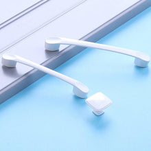 Load image into Gallery viewer, Handles Drawer Cabinet Furniture Kitchen Handles For Cabinet Knob Door Drawer Furniture Kitchen Knob Simplicity White Stainless Steel Hollow Tube  Bar Drawer Pulls Cupboard Knob For Kitchen Furniture Hardware
