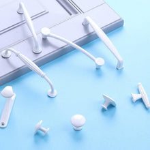 Load image into Gallery viewer, Handles Drawer Cabinet Furniture Kitchen Handles For Cabinet Knob Door Drawer Furniture Kitchen Knob Simplicity White Stainless Steel Hollow Tube  Bar Drawer Pulls Cupboard Knob For Kitchen Furniture Hardware
