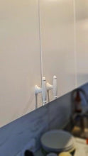 Load image into Gallery viewer, Handles Drawer Cabinet Furniture Kitchen Handles For Cabinet Knob Door Drawer Furniture Kitchen Knob Simplicity White Stainless Steel Hollow Tube  Bar Drawer Pulls Cupboard Knob For Kitchen Furniture Hardware

