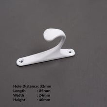 Load image into Gallery viewer, Handles Drawer Cabinet Furniture Kitchen Handles For Cabinet Knob Door Drawer Furniture Kitchen Knob Simplicity White Stainless Steel Hollow Tube  Bar Drawer Pulls Cupboard Knob For Kitchen Furniture Hardware
