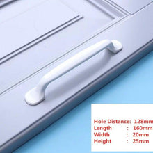 Load image into Gallery viewer, Handles Drawer Cabinet Furniture Kitchen Handles For Cabinet Knob Door Drawer Furniture Kitchen Knob Simplicity White Stainless Steel Hollow Tube  Bar Drawer Pulls Cupboard Knob For Kitchen Furniture Hardware

