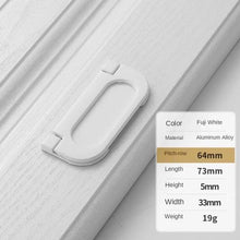 Load image into Gallery viewer, Handles Drawer Cabinet Furniture Kitchen Handles For Cabinet Knob Door Drawer Furniture Kitchen Knob Simplicity White Stainless Steel Hollow Tube  Bar Drawer Pulls Cupboard Knob For Kitchen Furniture Hardware
