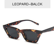 Load image into Gallery viewer, Black Rectangle Sunglasses For Women Retro Driving Glasses Vintage Fashion Style Cat Eye Sunglasses Women Small Cool Sun Glasses Luxury Eyewear
