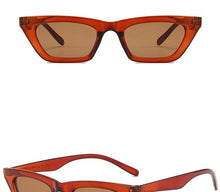 Load image into Gallery viewer, Black Rectangle Sunglasses For Women Retro Driving Glasses Vintage Fashion Style Cat Eye Sunglasses Women Small Cool Sun Glasses Luxury Eyewear
