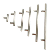 Load image into Gallery viewer, Stainless Steel Kitchen Door Cabinet T Bar Handle Pull Knob cabinet Knobs Furniture Handle Cupboard Drawer Handle Stainless Steel Hollow Bar Drawer Pulls Cupboard Knob for Kitchen Furniture Hardware
