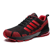 Load image into Gallery viewer, Running Mens Sport Elegant Sneakers Air Cushion Sneakers Lace Up Low Top Jogging Shoes Man Athletic Footwear Breathable Comfortable Athletic Running Sneakers
