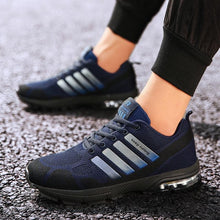 Load image into Gallery viewer, Running Mens Sport Elegant Sneakers Air Cushion Sneakers Lace Up Low Top Jogging Shoes Man Athletic Footwear Breathable Comfortable Athletic Running Sneakers
