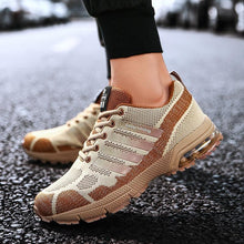 Load image into Gallery viewer, Running Mens Sport Elegant Sneakers Air Cushion Sneakers Lace Up Low Top Jogging Shoes Man Athletic Footwear Breathable Comfortable Athletic Running Sneakers
