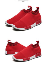 Load image into Gallery viewer, Men's Breathable Running Shoes Casual Fashion Outdoor White Espadrilles Sports Shoes Light Socks Lightweight Breathable Walking Running Shoes Mesh Workout Casual Sports Men's Jogging Sneakers
