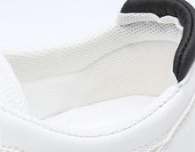 Load image into Gallery viewer, Women's White Casual Sneakers Spring  Summer Breathable Flats Solid Color Mesh Shoes Fashion White Flat Sneakers Women Workout Tennis Walking Gym Fashion Sneakers
