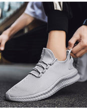 Load image into Gallery viewer, Light Running Comfortable Casual Men's Sneaker Breathable  Wear-Resistant Outdoor Walking Men Sport Non Slip Athletic Fashion Sneakers Mesh Workout Casual Sports Sneakers
