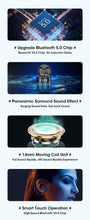 Load image into Gallery viewer, Sports WearableWireless  Headphones Fast Conecting Music Sweatproof Wireless Earbuds Smart LED Display Bluetooth Earphones HD Call Headphone With Microphone Touch Control Waterproof Headset With Charging Case 300mAH
