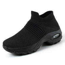 Load image into Gallery viewer, Women's Casual Chunky Sneakers Platform Walking Shoes Fashion Knited Casual Walking Shoes Sock Sneakers Slip On Mesh Air Cushion Comfortable Easy Shoes
