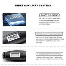 Load image into Gallery viewer, Jump Rope With Counter Adjustable Digital Counting Jumping Rope LCD Digital Counting Skipping Ropes Adjustable Weight Calories Time Setting With Sound Reminder Jump Ropes For Fitness Exercise Workout Gym
