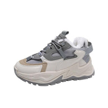 Load image into Gallery viewer, Casual Womens Blue Sneakers High Heels Platform Sports Shoes Autumn Thick Bottom Walking Breathable Vulcanized Shoes Luxury Tennis Sneakers Trainers Lace Up Fashion Design

