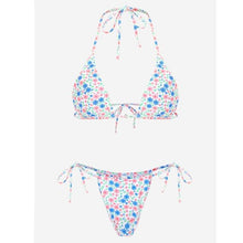Load image into Gallery viewer, Bikini Swimsuit Solid Color Bikini Set  Swimwear Bathing Suit Women Bikinis String Beach Women Two Piece Bikini Swimsuit Bathing Suits Halter Triangle Tops String Bikini Sets
