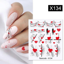 Load image into Gallery viewer, Marble Blooming 3D Nail Sticker Decals Flower Leaves Transfer Water Sliders Abstract Geometric Lines Nail Watermark Decals iridescent Decoration Nail Self-Adhesive Decals Nail Stickers Water Transfer Fresh Nail Decals for Nail Art Butterfly Palm
