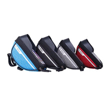 Load image into Gallery viewer, Cycling Bicycle Bike Head Tube Handlebar Cell Mobile Phone Bag Case Holder Screen Phone Mount Bags Case Bag Bicycle Bag Waterproof Bike Phone Mount Top Tube Bag Bike Phone Case Holder Accessories Cycling Pouch Compatible With Smartphones
