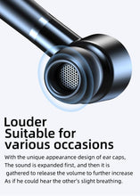 Load image into Gallery viewer, Bluetooth Headset Wireless Earpiece Bluetooth 5.0 Earphones Elegant Business Over Ear Headphones Noise Isolating Wireless Ergonomic Earbuds For Clear Calls Stereo Office Headset With Mic Black
