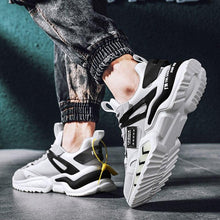 Load image into Gallery viewer, Running Black Mans Breathable Comfortable Shoes Jogging Gym Training Outdoor Sport Sneakers Mens Walking Tennis Running Shoes Slip On Casual Fashion Sneakers
