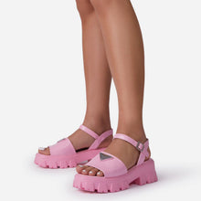 Load image into Gallery viewer, Platform Women's Sandals Summer Fashion Women Beach Classic Sandal Comfortable Beach  Pool Platforms Sandals With Buckle Open Toe Ankle Strap Thick-Soled Casual Women's Shoes
