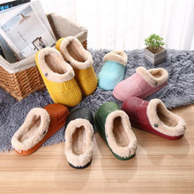 Load image into Gallery viewer, Winter Women's Slippers Warm Clogs Sandals Waterproof Slippers For Women Waterproof Slippers Fur Lined Clogs Winter Garden Shoes Warm House Family Women Shoes
