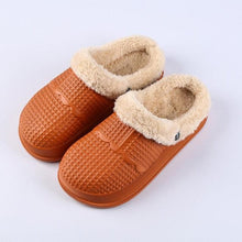 Load image into Gallery viewer, Winter Women's Slippers Warm Clogs Sandals Waterproof Slippers For Women Waterproof Slippers Fur Lined Clogs Winter Garden Shoes Warm House Family Women Shoes
