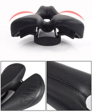 Load image into Gallery viewer, Bike Saddle Breathable Mountain Bike Seat PU Leather Bicycle Seat Cushion Sponge Filled Comfortable Cycling Saddle Replacement Soft Padded With Shock Absorbing Waterproof For Mountain Bike Road Bike
