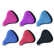 Load image into Gallery viewer, Bicycle Comfort Seat Saddle Cover 3D Soft Breathable Bike Saddle Cushion Cover Mesh Fabric Cycling Seat Saddle Cover For Comfort Saddles Cover Fit For Exercise Outdoor Bikes With Water Resistant Cover
