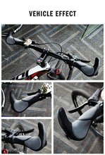 Load image into Gallery viewer, Waterproof Road Bike Horn Handlebar Cover Anti-Slip Handle Bar Grip Bicycle Accessories Mountain Bike Silicone Handlebar Grips Ergonomic Desgin With Bilaterally Locking Ring Non-Slip For Standard Bike
