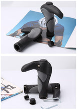 Load image into Gallery viewer, Waterproof Road Bike Horn Handlebar Cover Anti-Slip Handle Bar Grip Bicycle Accessories Mountain Bike Silicone Handlebar Grips Ergonomic Desgin With Bilaterally Locking Ring Non-Slip For Standard Bike
