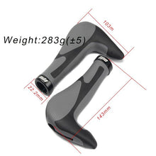 Load image into Gallery viewer, Silicone Bike Grips Soft Mountain Bike Grips Handlebar Aluminum Alloy Lock Ring Bike Handle Grips Bicycle Ergonomic Handle Bar End Grips Comfort Soft Lightweight Handle Bar Grips Lock On For Mountain Bike Cycling
