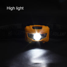 Load image into Gallery viewer, Bicycle Lamp Headlight White Light Headlight Red Light Night Running Hiking Fishing Camping Outdoor Light Adjustable Strap Water Resistant Great For Running Camping Hiking And More
