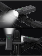 Load image into Gallery viewer, 10000mAh Bicycle Front Light Bicycle 8 LED Front Bike Light Headlight Bike Accessories USB Rechargeable Bicycle Headlight With IP65 Waterproof Lighting Modes Bicycle Light Fits For Bike All Road Bicycle
