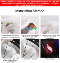 Load image into Gallery viewer, Waterproof Bicycle Spoke Light Willow Shape LED Bike Wheel Light Outdoor Cycling Lights LED Bicycle Spoke Light Visibility Safety Bike Light Outdoor Bicycle Tire Safety Light Bike Spoke Decorations
