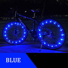 Load image into Gallery viewer, Fashion Durable Bicycle Spoke Light Bike Tire Wind Wheel Lights Flash Spoke Ribbon Light Lamp Outdoor Night Cycling Lights Bike Wheel Spoke Light Waterproof Bright Bicycle Light Strip

