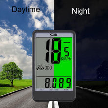 Load image into Gallery viewer, Wired Bicycle Computer Waterproof Backlight Bike Cycling Odometer Stopwatch Speedometer Watch LED Digital Bicycle Speedometer Odometer Wireless Bicycle Computer With Backlight Waterproof LCD Display And Multi-Functional
