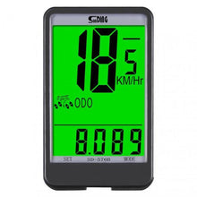 Load image into Gallery viewer, Wired Bicycle Computer Waterproof Backlight Bike Cycling Odometer Stopwatch Speedometer Watch LED Digital Bicycle Speedometer Odometer Wireless Bicycle Computer With Backlight Waterproof LCD Display And Multi-Functional
