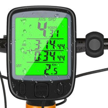 Load image into Gallery viewer, LCD Digital Bicycle Computer Waterproof Cycle Bike Stopwatch Wire Odometer Speedometer Automatic Wake-Up Cycling Computer LCD Backlight  Displays Cycling Accessories Accurate Speed Tracking
