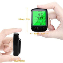 Load image into Gallery viewer, LCD Digital Bicycle Computer Waterproof Cycle Bike Stopwatch Wire Odometer Speedometer Automatic Wake-Up Cycling Computer LCD Backlight  Displays Cycling Accessories Accurate Speed Tracking
