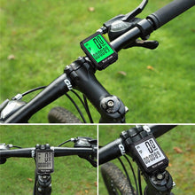Load image into Gallery viewer, Bicycle Computer Road Bike Table Light Wired Wireless Waterproof Luminous Speedometer Waterproof Cycling Odometer Smart Sensor Auto Wake-Up Multi-Function Bicycle Speed Tracker With LCD Backlight Display
