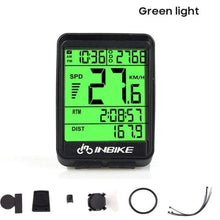 Load image into Gallery viewer, LCD Bike Code Meter Wired Wireless Mountain Bike Speedometer Bicycle Odometer Cycling Multifunctional And Waterproof Smart Backlight HD Digital LCD Big Display Auto Power Off And Wake-up Speedometer
