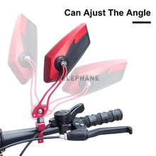 Load image into Gallery viewer, Bike Mirrors HD Blast Resistant Glass Lens Handlebar Mountain Bike Mirrors Adjustable Rotatable Bicycle Rearview Mirrors New Scratch Resistant Convex Lens Universal Adjustable Rotatable Handlebar Glass Lens For Road Mountain

