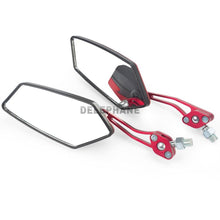 Load image into Gallery viewer, Bike Mirrors HD Blast Resistant Glass Lens Handlebar Mountain Bike Mirrors Adjustable Rotatable Bicycle Rearview Mirrors New Scratch Resistant Convex Lens Universal Adjustable Rotatable Handlebar Glass Lens For Road Mountain
