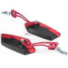 Load image into Gallery viewer, Adjustable Electric Scooter Mirrors Bicycle Rear View Mirrors Adjustable HD Clear Glass Handlebar Mounting Mirrors Universal Adjustable Rotatable Safe Handlebar Bike Rear View Mirror
