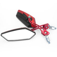 Load image into Gallery viewer, Adjustable Electric Scooter Mirrors Bicycle Rear View Mirrors Adjustable HD Clear Glass Handlebar Mounting Mirrors Universal Adjustable Rotatable Safe Handlebar Bike Rear View Mirror
