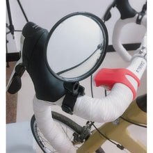 Load image into Gallery viewer, Universal Bike Bicycle Cycling  Mirror Handlebar Wide Angle Rear View Rearview Bike Accessories Bike Helmet Mirror Bike mirror, 2pcs bike rear view mirrors With Wide Angle Convex Mirror Adjustable Rotatable Handlebar For Mountain Bike Off-Road Bike
