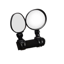 Load image into Gallery viewer, Universal Bike Bicycle Cycling  Mirror Handlebar Wide Angle Rear View Rearview Bike Accessories Bike Helmet Mirror Bike mirror, 2pcs bike rear view mirrors With Wide Angle Convex Mirror Adjustable Rotatable Handlebar For Mountain Bike Off-Road Bike
