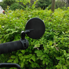 Load image into Gallery viewer, Bike Electric Scooter Rear View Mirror Bicycle Large View Convex Mirror Retro Reflector Modification  Rearview Mirror Scooter Adjustable Rear View Glass Bicycle Mirror Reflector Compatible For Bike
